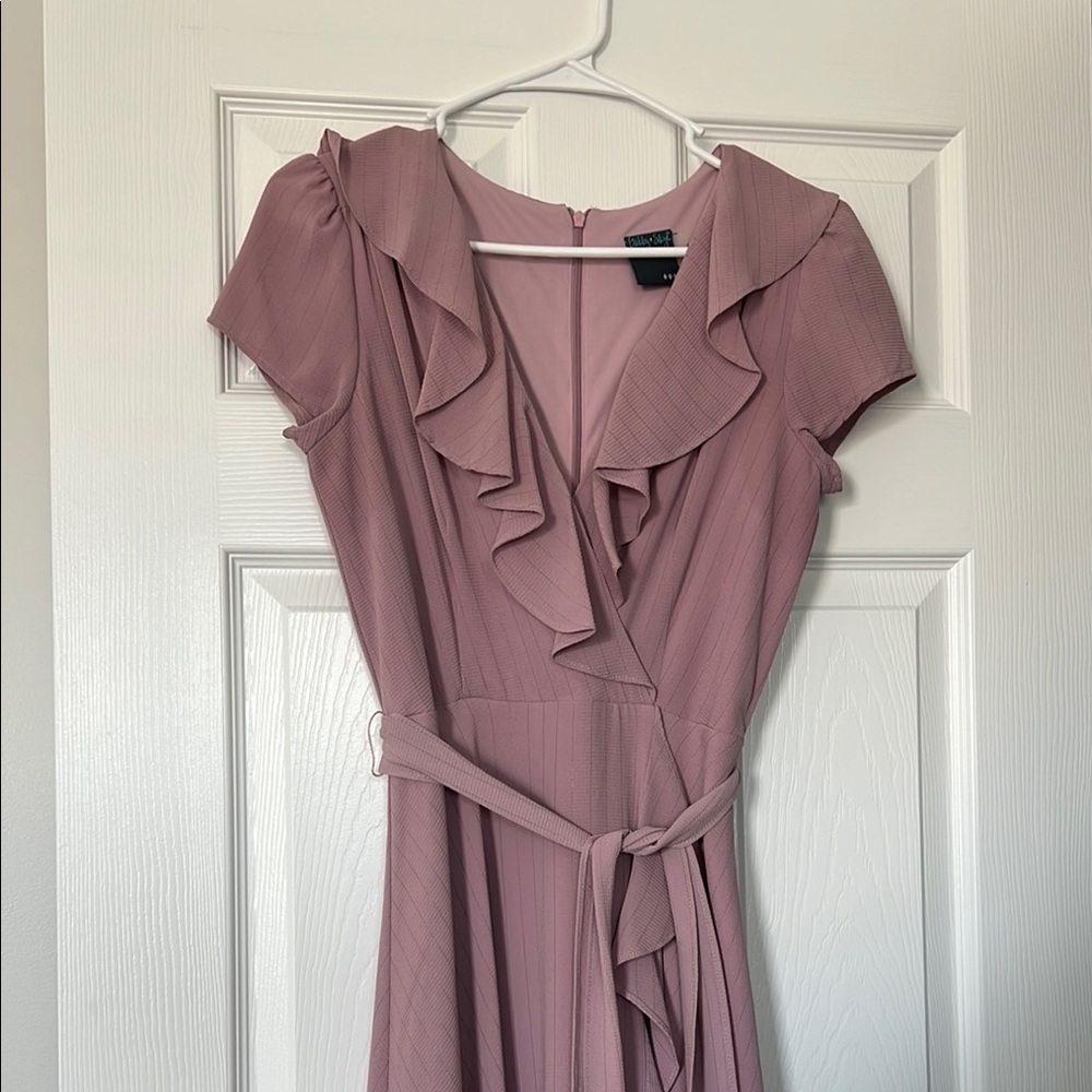 Mauve Ruffle Dress